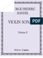 Handel - Sonatas 4-6 para Violin y Piano - Vol.2 (Partes)