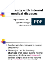 Pregnancy With Internal Medical Diseases: Department of Gynaecology and Obstetrics