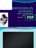 Presentation On Illiteracy