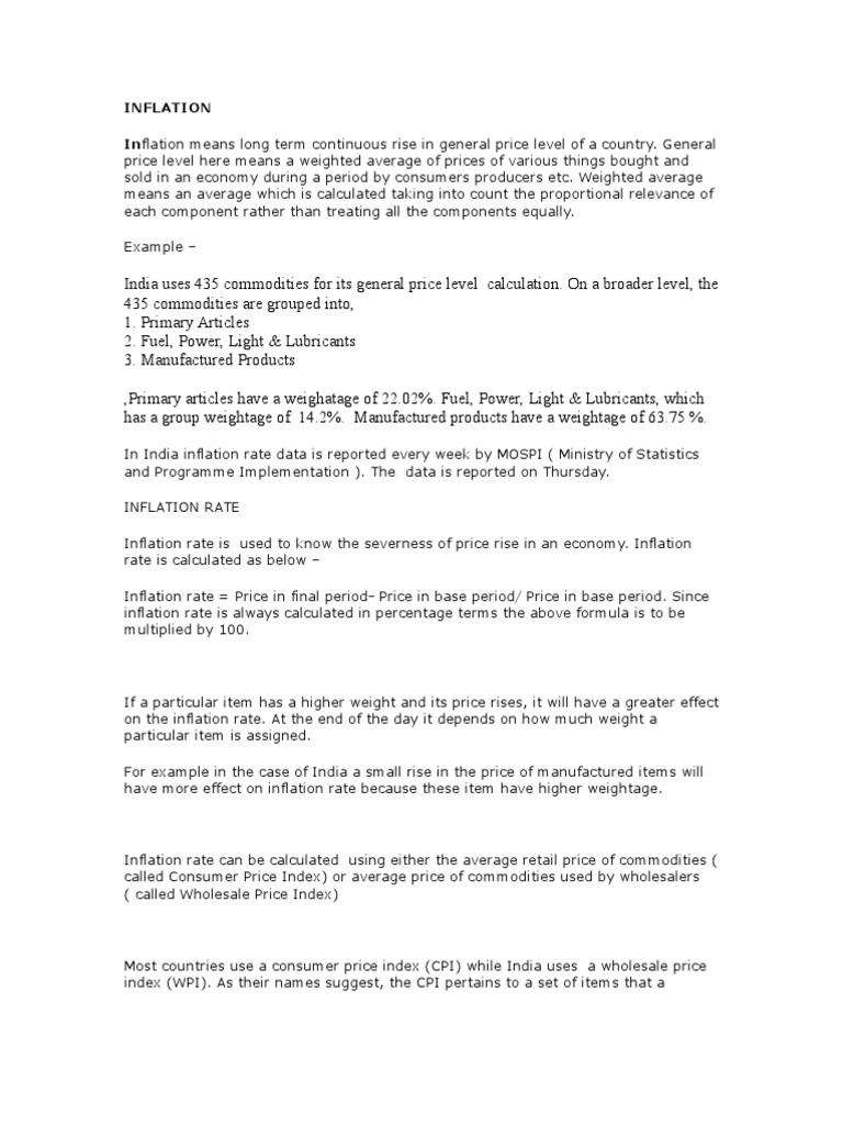 Understanding Inflation: Causes and Types | PDF | Inflation | Interest