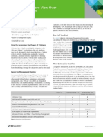 VMware View Vs Citrix XenDesktop Datasheet