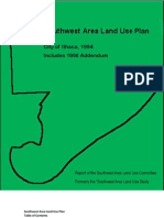 Southwest Area Land Use Plan, report of the Southwest Land Use Committee, 1994 and April 1998 addendum adopted by City of Ithaca Common Council