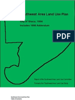 Southwest Area Land Use Plan, Report of The Southwest Land Use Committee, 1994 and April 1998 Addendum Adopted by City of Ithaca Common Council