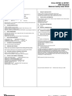 Orion 967961 & 967901 ORP Standard Material Safety Data Sheet