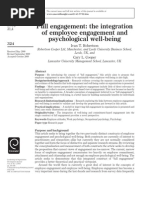 Full Engagement - The Integration of Employee Engagement and Psychological Well-Being