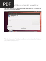 Download How to Install and Configure ProFTPD server on Ubuntu in a Easy GUI Way  by Santosh Mitra SN140671140 doc pdf