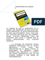 Manual para Registrarse en El Banco Bicentenario