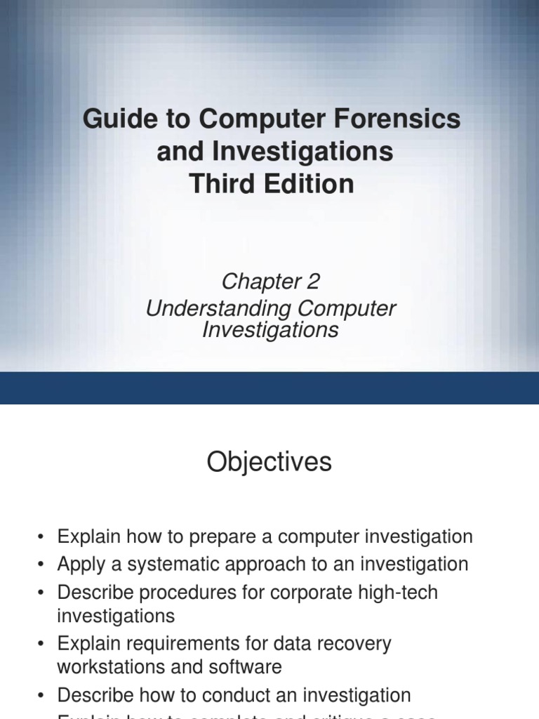 Guide to Computer Forensics Investigation | Computer Forensics ...