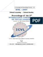 Proceedings of ICVL 2007