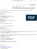 Como Converter o Decimal Abaixo para A Representação em Ponto Flutuante Padrão IEEE754 Precisão Simples - Yahoo! Respostas