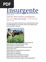 Lista de Observatórios Portugueses