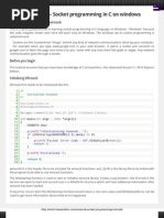 Winsock Tutorial Socket Programming in C On Windows Binary Tides