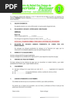 Formato carta renuncia tesorero  Bancario  Servicios 