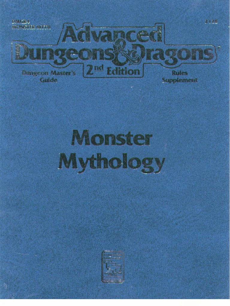 Ad D The Complete Monster Mythology Pdf