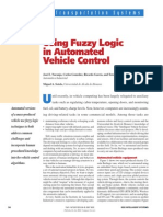 Using Fuzzy Logic in Automated Vehicle Control