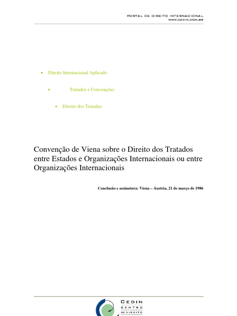 CCMW Images 5 53 Convenção de Viena Sobre Direito Dos Tratados | PDF ...