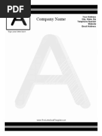 A Monogram Letterhead