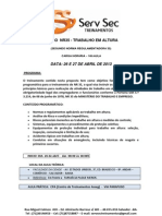 Informe - Nr35 Trabalho em Altura