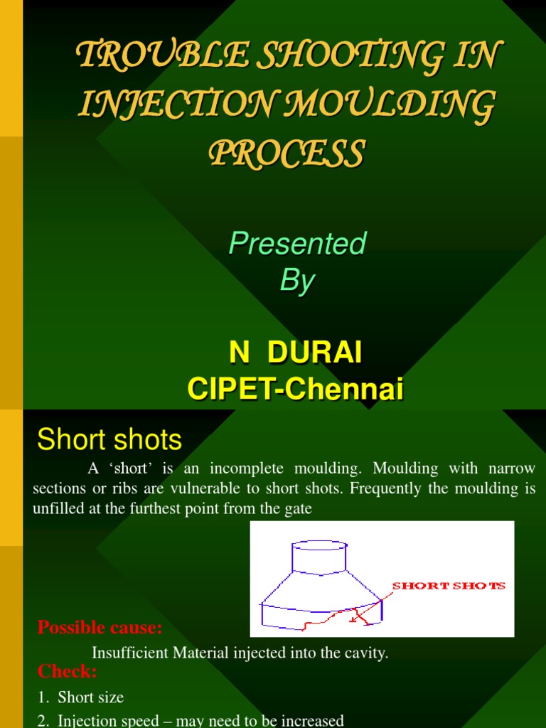 Injection Molding Troubleshooting Guide | PDF | Industrial Processes ...