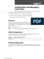 Router Configuration and Managing Configuration Files: Scenario