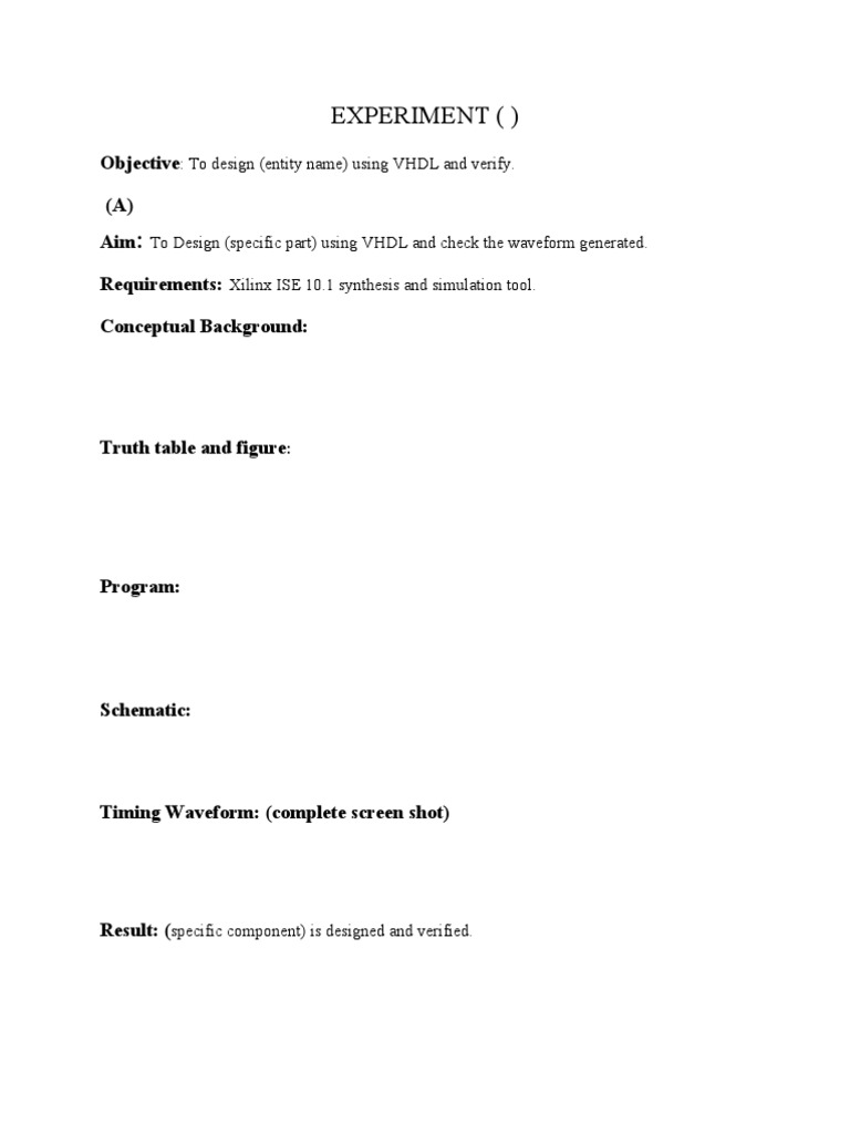 VHDL Design & Verification Guide | PDF | Computers | Technology ...