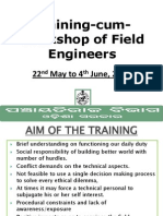 Training Workshop for Field Engineers