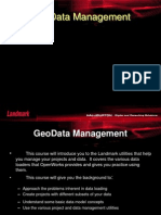 Geo Data Management in Open Works