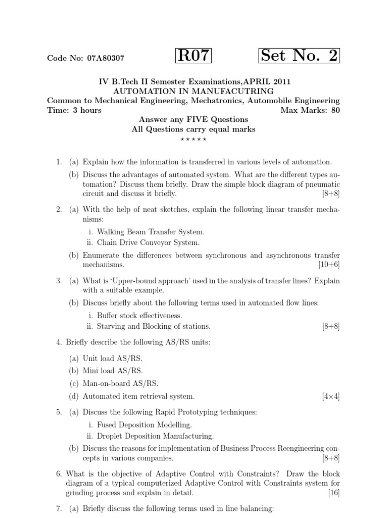 07a80307 Automationinmanufacutring | PDF | Automation | Machines