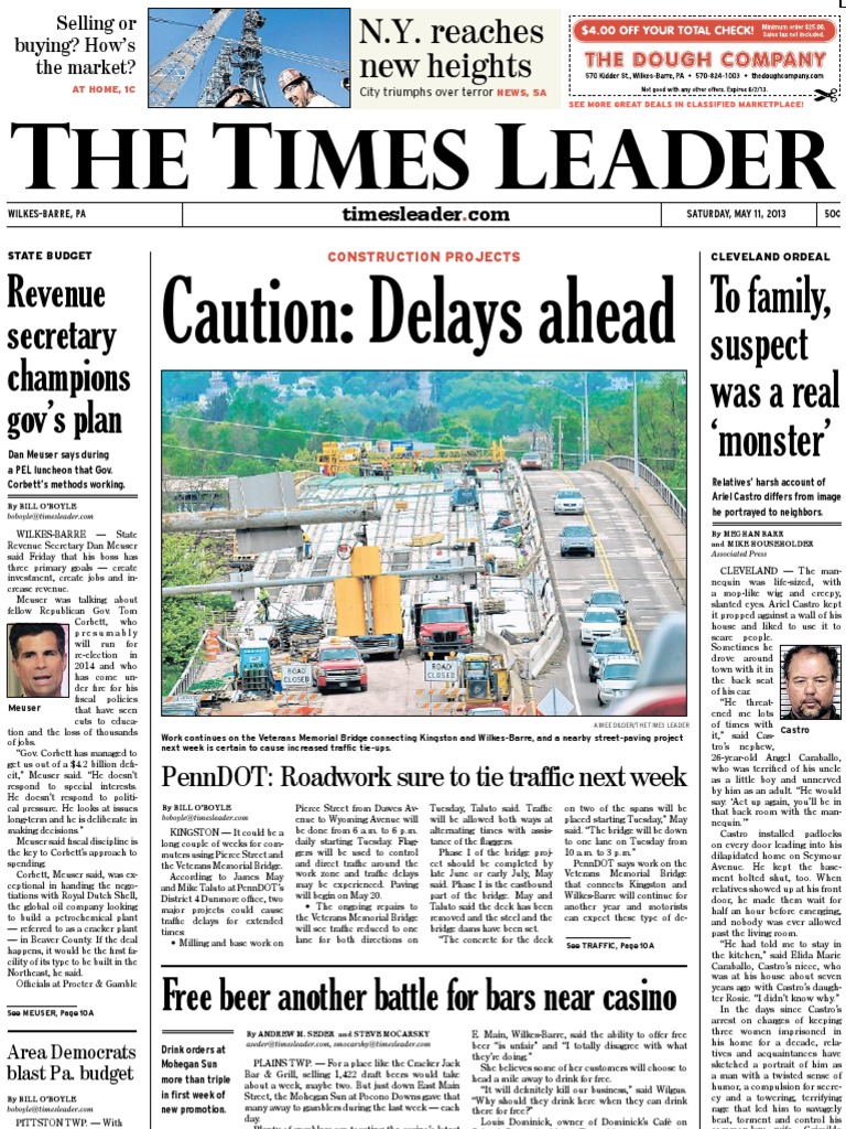 Times Leader 05-11-2013, PDF, Cemetery