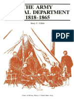 The Army Medical Department 1818-1865