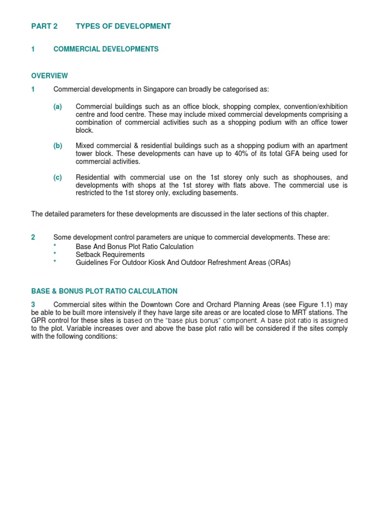 Commercial and Mixed Development Guidelines | PDF