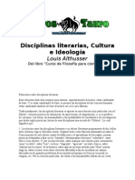 Althusser, Louis - Disciplinas Literarias, Cultura e Ideologia