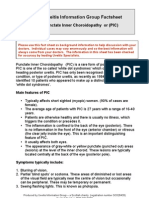 Uveitis Information Group Factsheet: Punctate Inner Choroidopathy or (PIC)