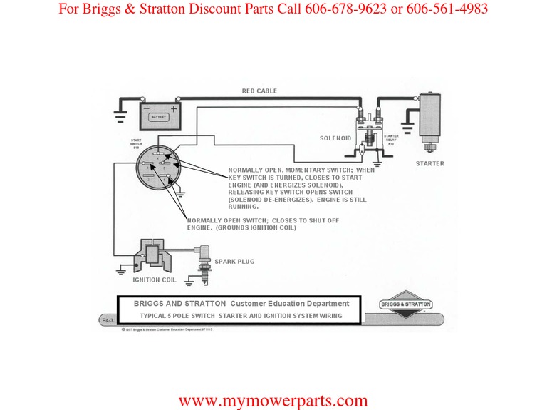 Ignition Wiring Basic Wiring Diagram Briggs  U0026 Stratton