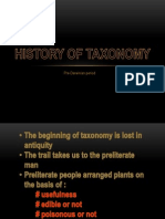 History of Taxonomy