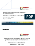 Buildingadonorcultivationprogramatyourymca Naydoblackbaudwebinar September2009 090930130204 Phpapp02