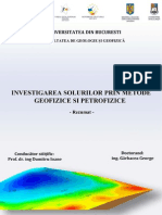 Investigarea Solurilor Prin Metode Geofizice Si Petrofizice (Rezumat)