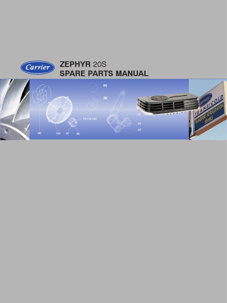 Carrier Zephyr 30s Repair Manual Carrier Zephyr 30s Repair Manual