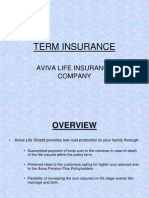 Term Insurance: Aviva Life Insurance Company