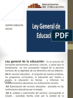 Ley General De La Educación JAZMI