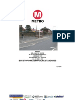 Bus Stop Infrastructure Standards Guide
