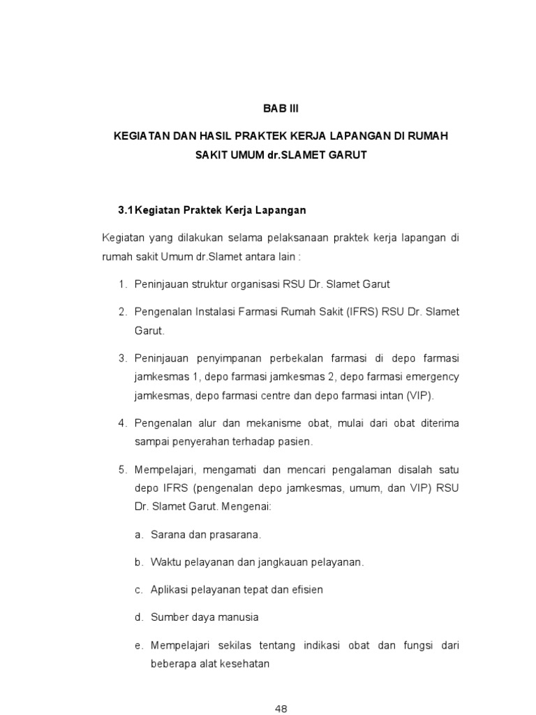 Bab III Hasil Kegiatan | PDF | Kesehatan Holistik | Sains & Matematika