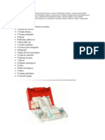 Botiquín para la atención aproximada de 25 personas