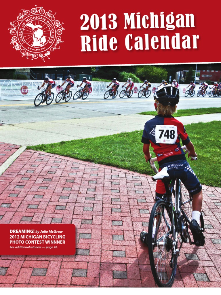 2013 Michigan Ride Calendar | PDF | Road Bicycle Racing | Traffic