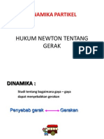 Hukum Newton Tentang Gerak