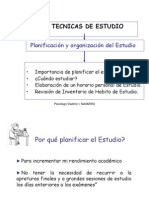 Tecnicas de Estudio Tercera Semana Mau