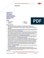 Nitromethane: Product Safety Assessment