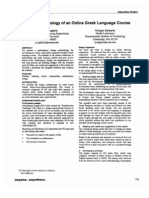 Zaphiris, Zacharia - 2001 - Design Methodology of an Online Greek Language Course - CHI '01 Extended Abstracts on Human Factors in Computing Systems - CHI '01