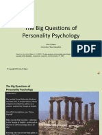 Big Questions of Personality Mayer Slide Show