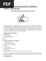 Memorial Academico Como Elaborar